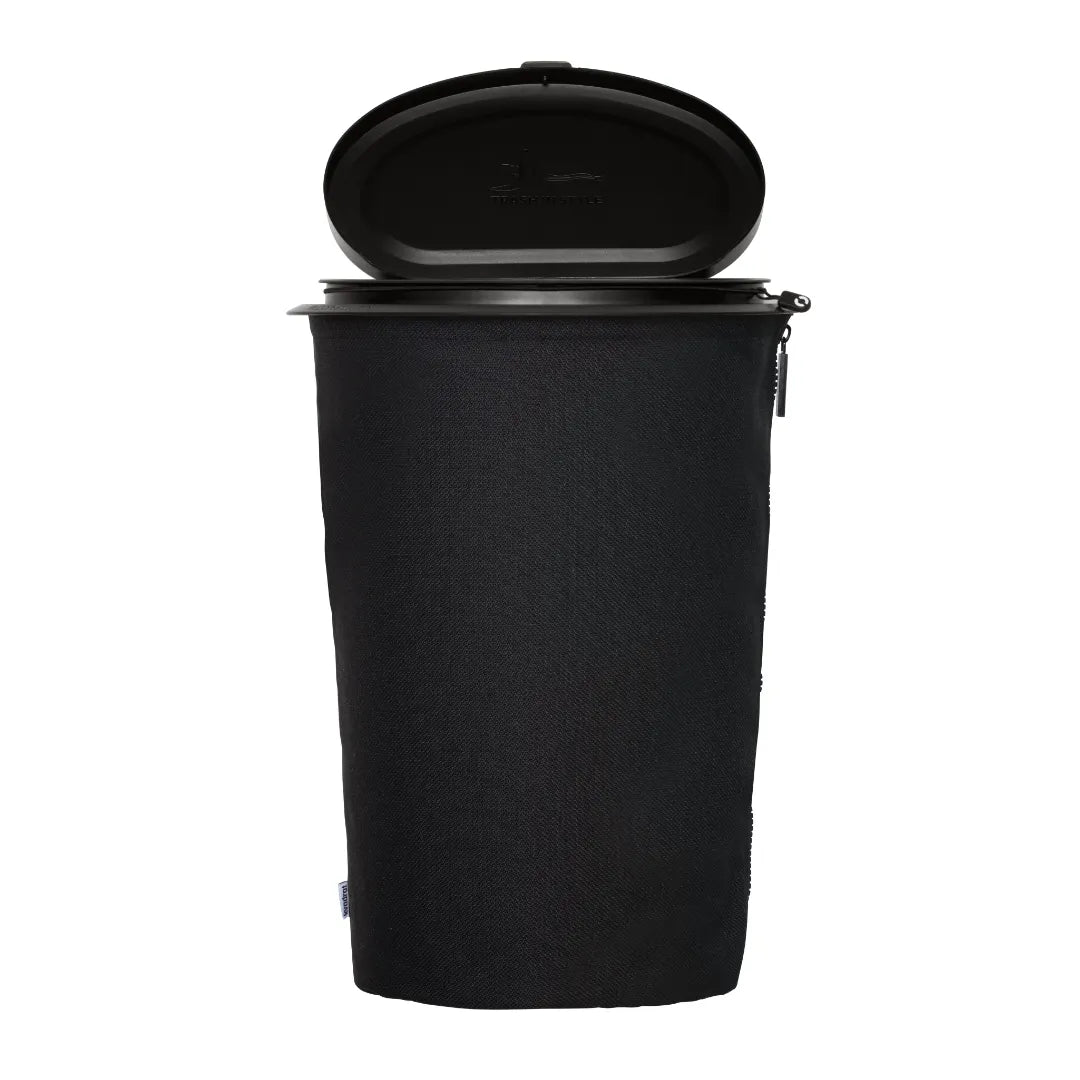 Geoeffneter Flextrash Abfallbehaelter Boldly Black