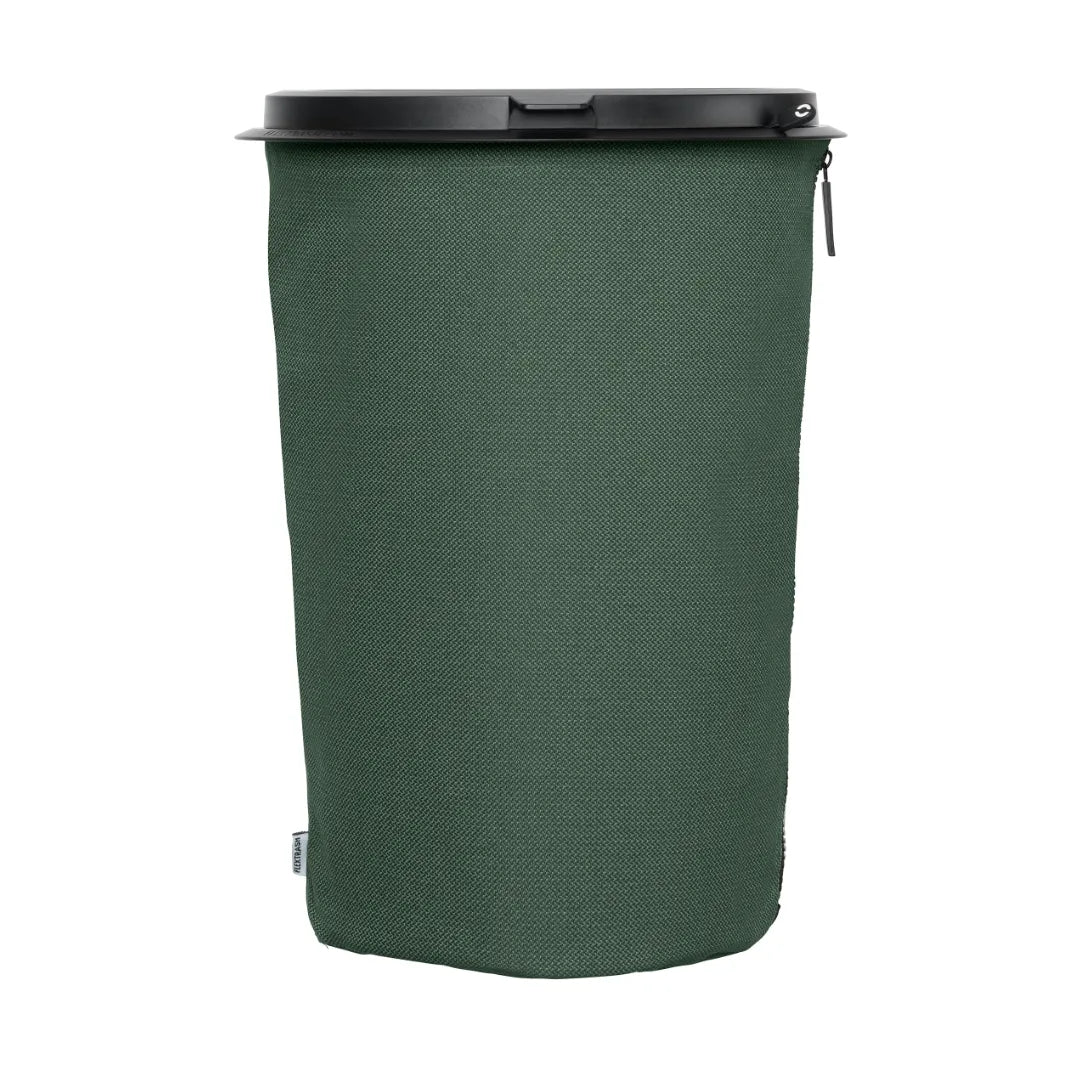 Flextrash Abfallbehaelter Forest Green in Frontansicht