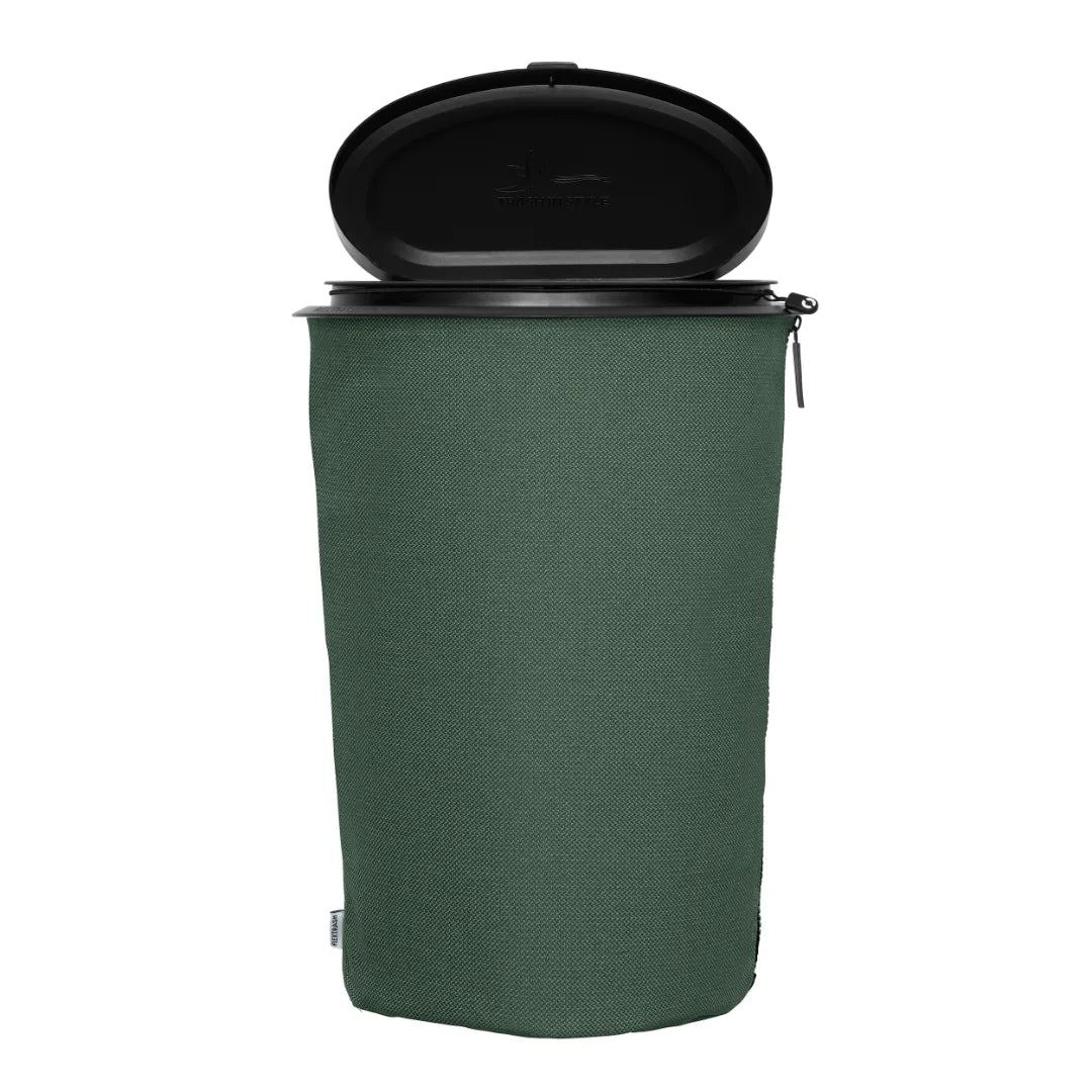 Geoeffneter Flextrash Abfallbehaelter Forest Green