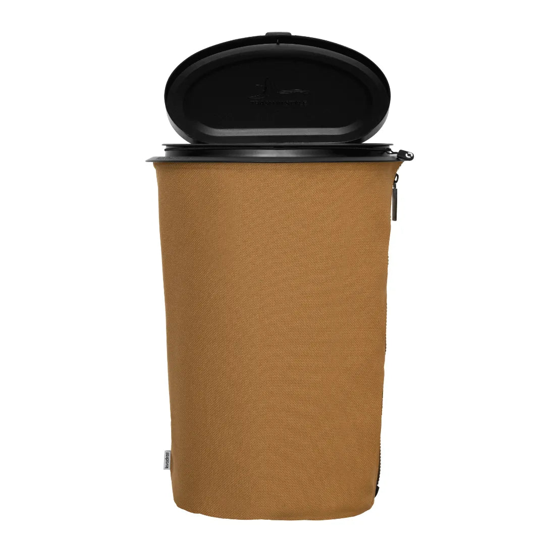Geoeffneter Flextrash Abfallbehaelter Sandy Brown