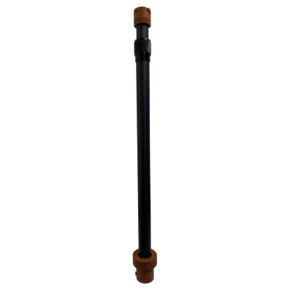 SheltaFlex Carbon-Teleskopstange in Braun als Limited Edition auf weißem Hintergrund.