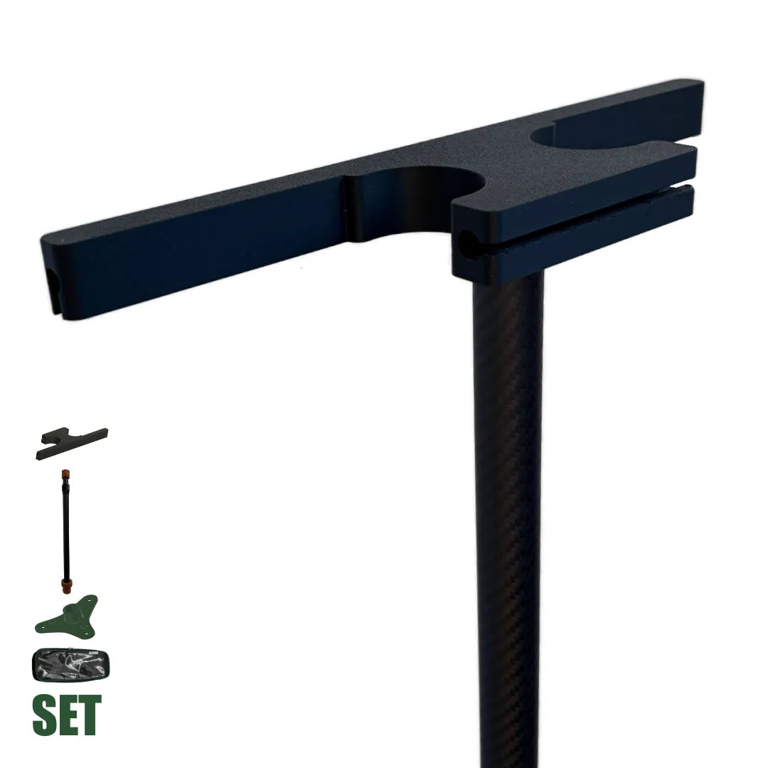 SheltaFlex FlexDock Duo Set mit KederRail und Flextrash Abfallbehaelter fuer Camping und Vanlife