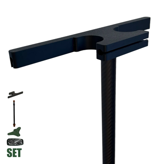 SheltaFlex FlexDock Duo Set mit KederRail und Flextrash-Abfallbehälter für Camping und Vanlife