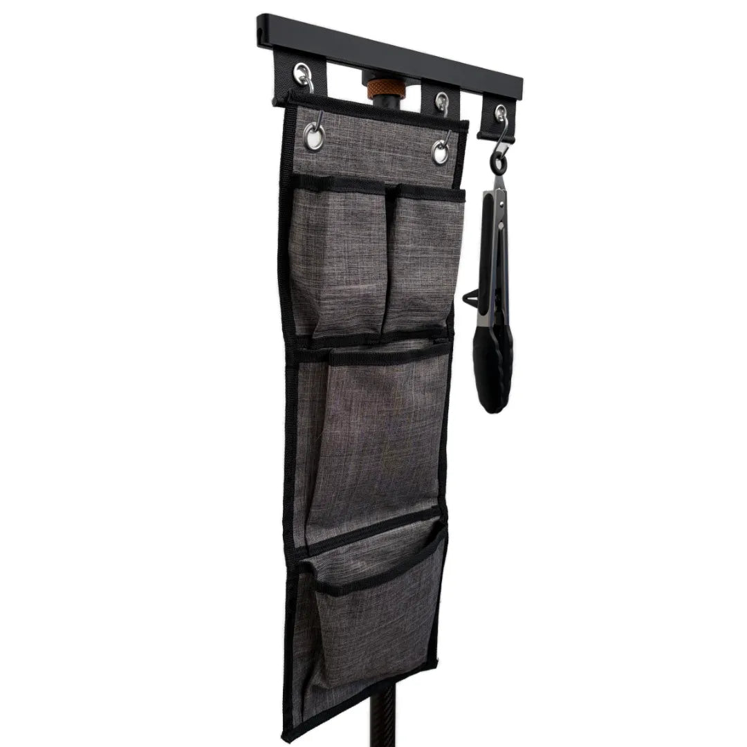 SheltaFlex KederRail mit Organizer und Grillzange fuer Camping und Outdoor